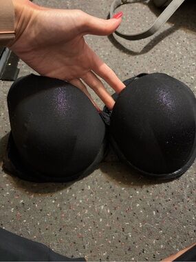 Victoria's Secret Black Strapless Padded Bra
